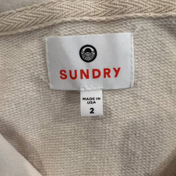 Sundry Merci Vintage Hoodie Sweatshirt (2) - Picture 5 of 7